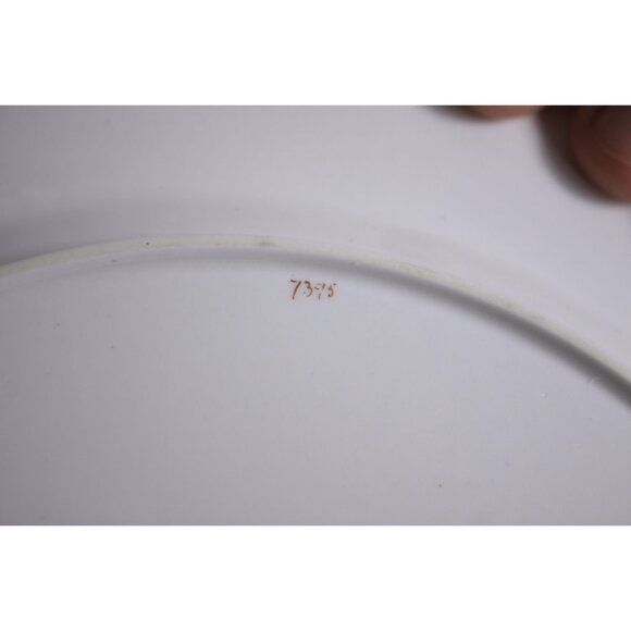 Vintage SET of 4 Royal Crown Derby classic dinner plates, 1921 - 1940 white blue - Picture 9 of 10